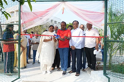 Inauguration of Cricket Pitches